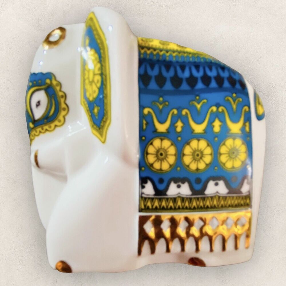 Noritake Lanka Elephant Figurine Tea Caddy Porcelain Sri Lanka Mlesna Creation